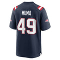 NE.Patriots #49 Chad Muma Navy Team Game Jersey PARK