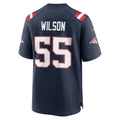 NE.Patriots #55 Jared Wilson Navy Team Game Jersey PARK