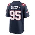 NE.Patriots #95 Eric Gregory Navy Team Game Jersey PARK