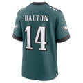 P.Eagles #14 Andy Dalton Midnight Green Team Game Jersey PARK