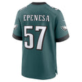 P.Eagles #57 A.J. Epenesa Midnight Green Team Game Jersey PARK
