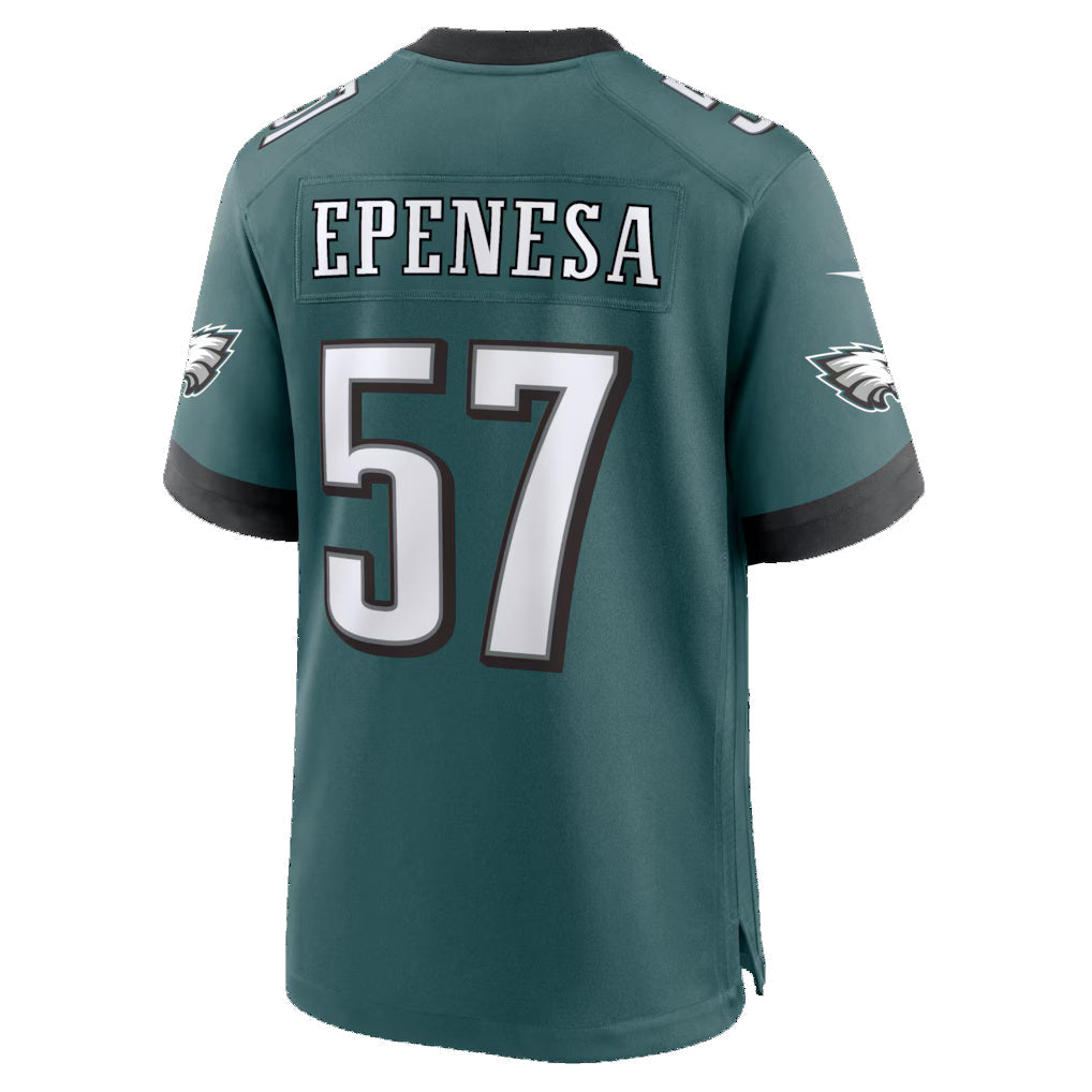 P.Eagles #57 A.J. Epenesa Midnight Green Team Game Jersey PARK