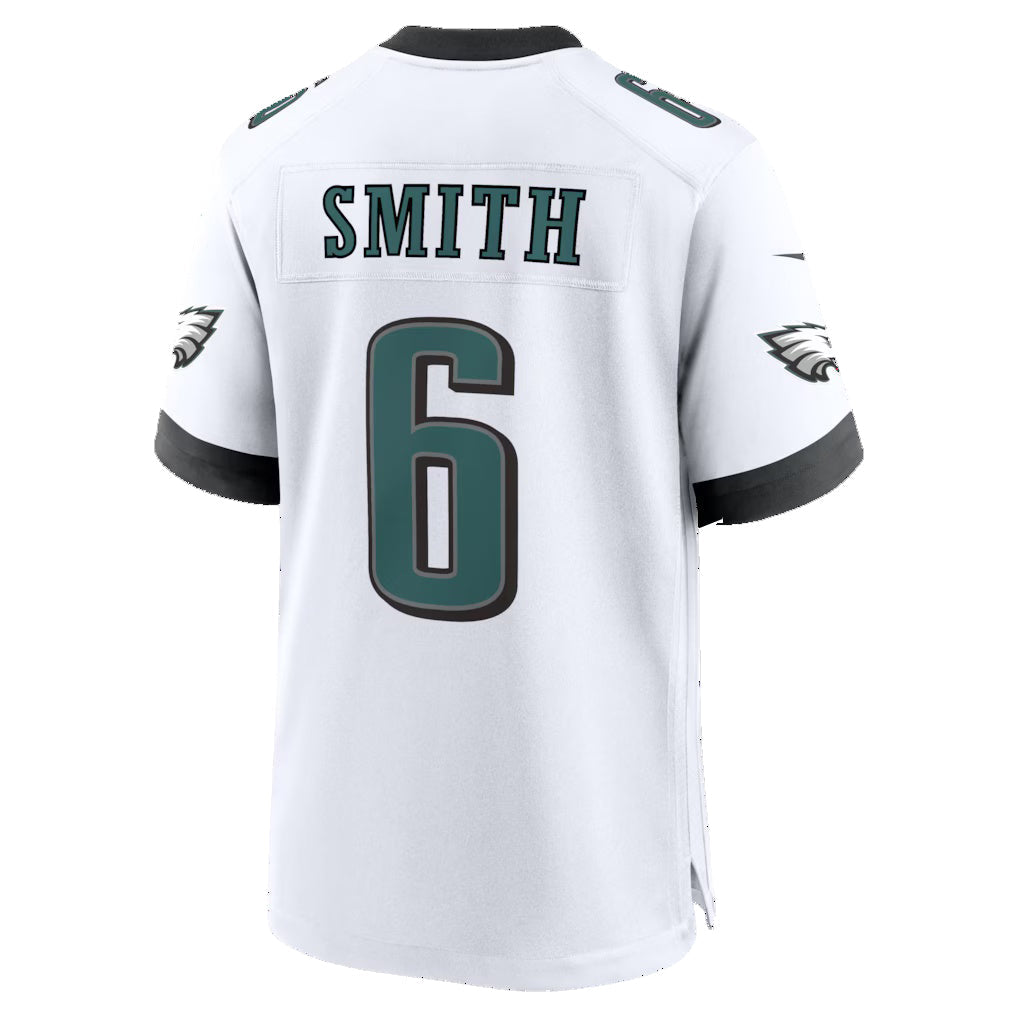 P.Eagles #6 DeVonta Smith White Game Jersey PARK