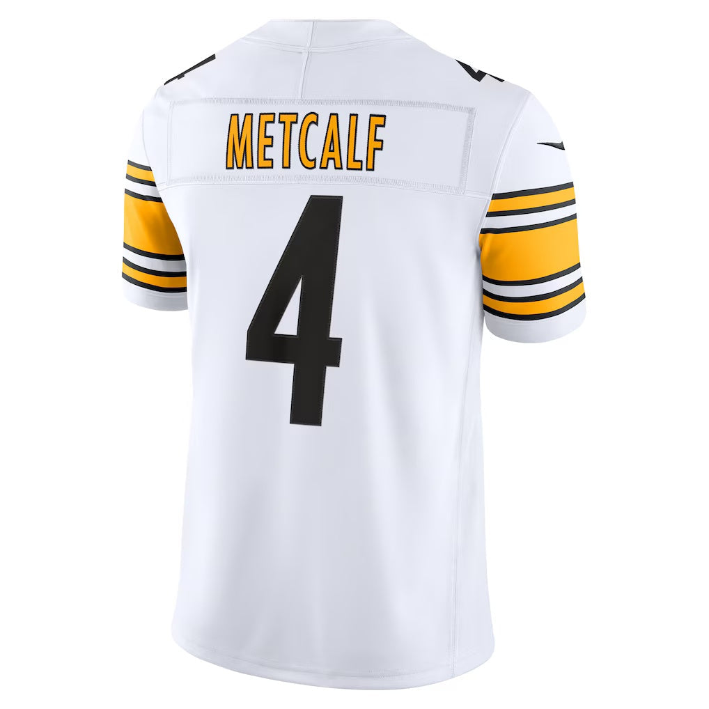 P.Steelers #4 DK Metcalf White Vapor F.U.S.E. Stitched Limited Jersey PARK
