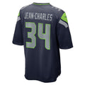 S.Seahawks #34 Shemar Jean-Charles College Navy Team Game Jersey PARK