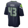 S.Seahawks #43 Maxen Hook College Navy Team Game Jersey PARK
