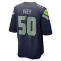 S.Seahawks #50 Jared Ivey College Navy Team Game Jersey PARK