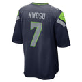 S.Seahawks #7 Uchenna Nwosu College Navy Team Game Jersey PARK