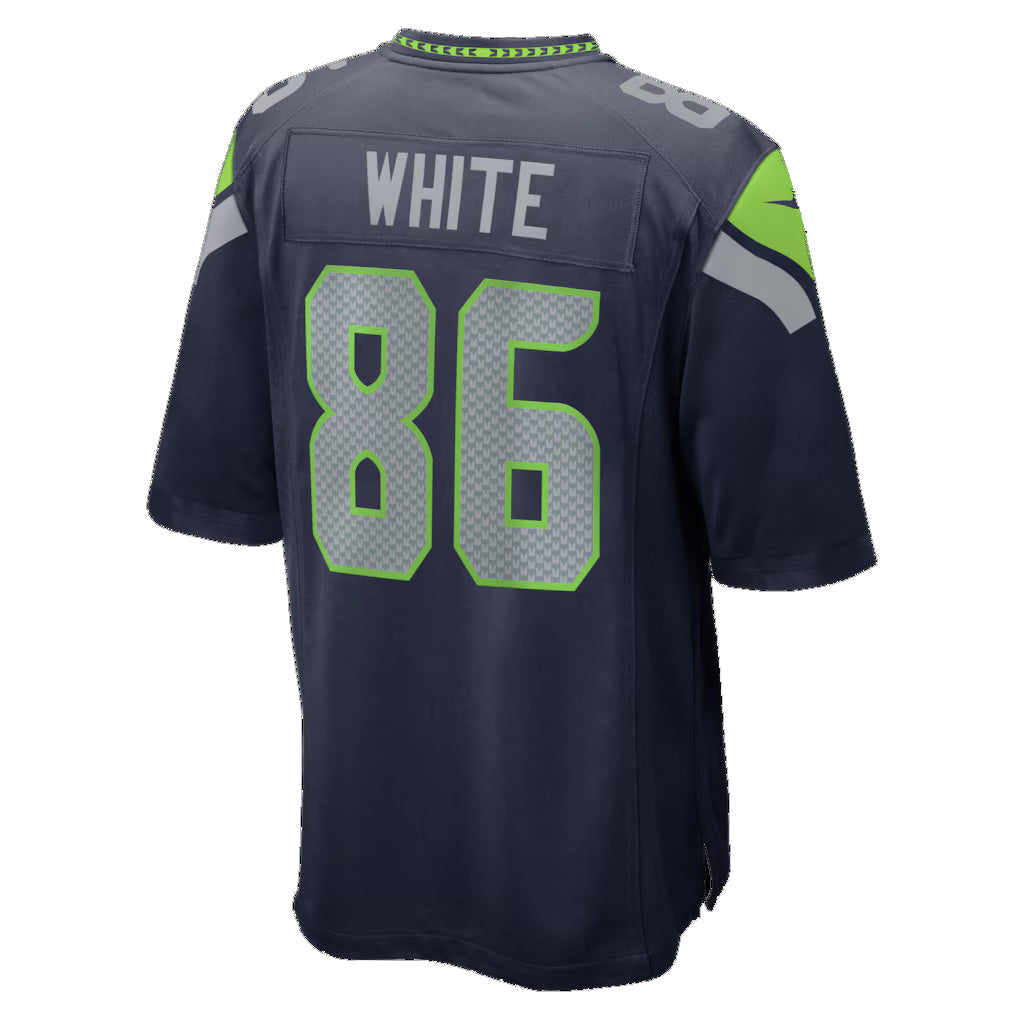 S.Seahawks #86 Ricky White College Navy Team Game Jersey PARK