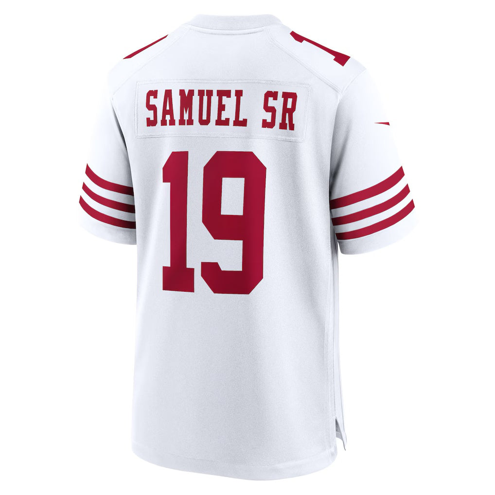 SF.49ers #19 Deebo Samuel Sr White Game Jersey PARK