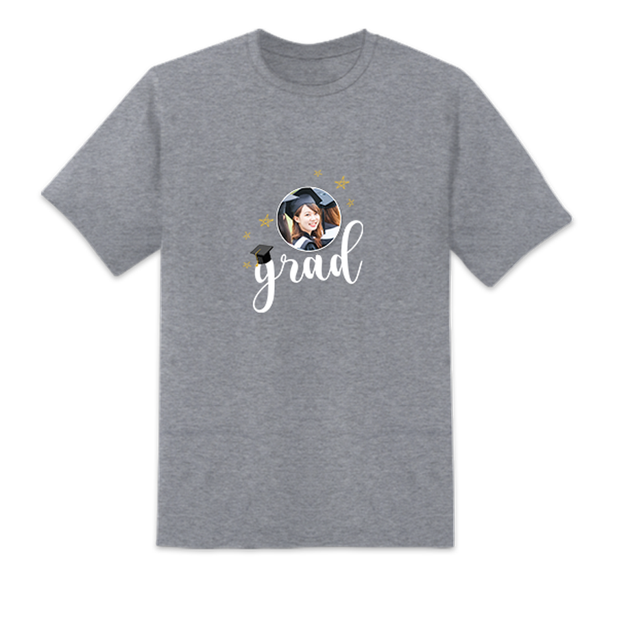 Men's Cheap Star Grad Gray T-shirt